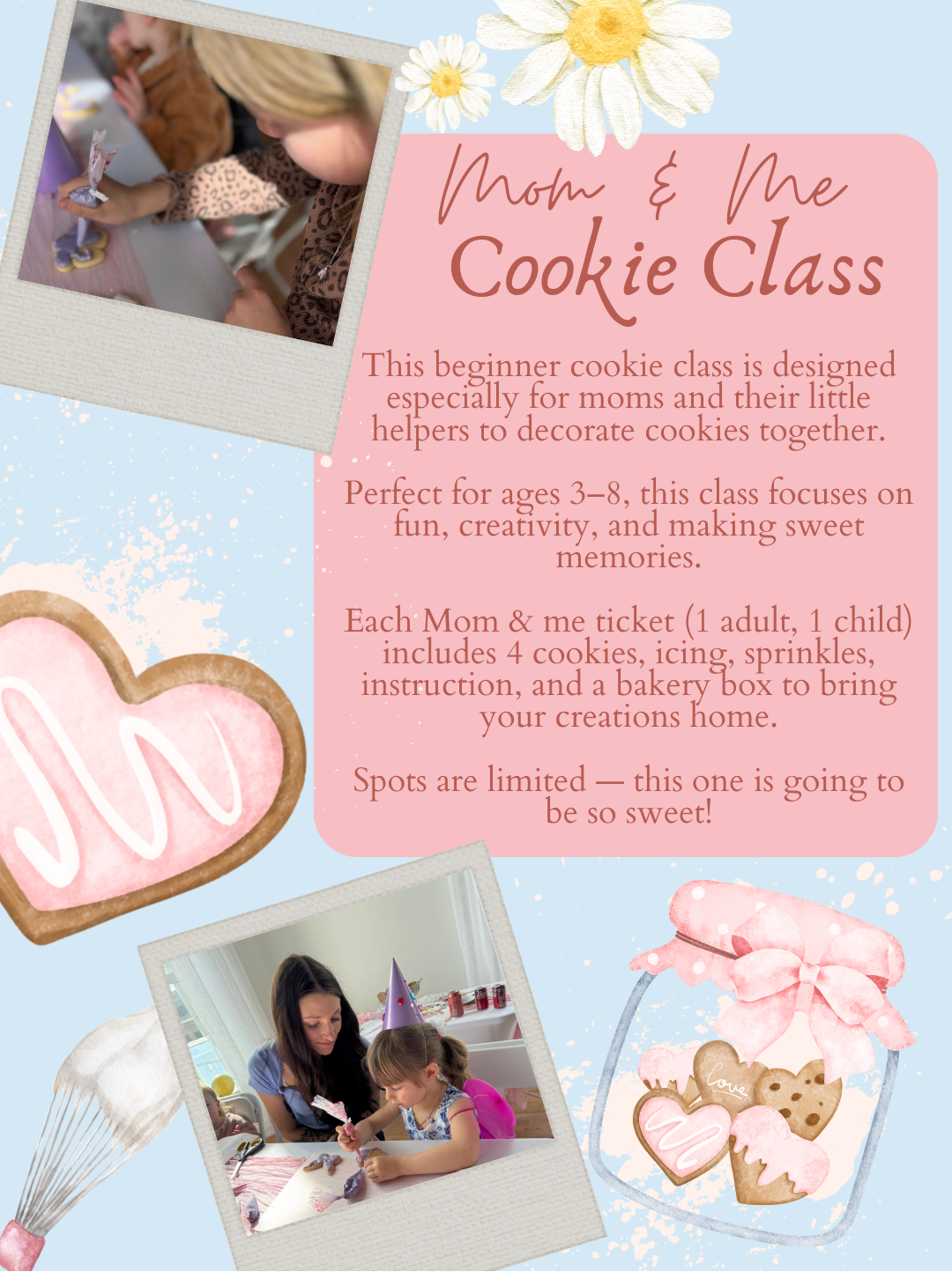 Mom & Me Spring Cookie Class // April 19, 2026